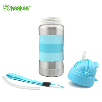 Standard Neck Stainless Steel Thermal Straw Bottle ( 270ml )